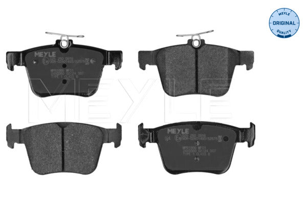 Audi A3 8V, Q2 GAB, TT FV3, Skoda Karoq, Superb III, VW Touran 5T1 Rear Brake Pad Set - 0252500916 Meyle Germany