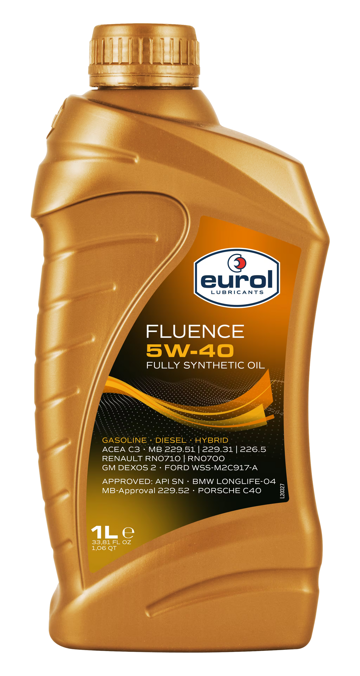 Eurol Fluence 5W-40 Full Synthetic 1L - E100054 Eurol