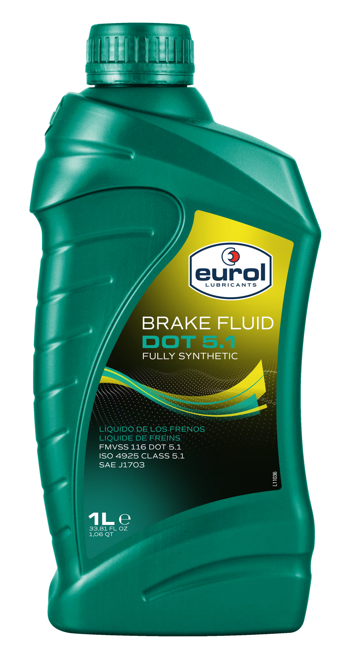Eurol Fully Synthetic Brake Fluid Dot 5.1 250 ml - Eurol Holland