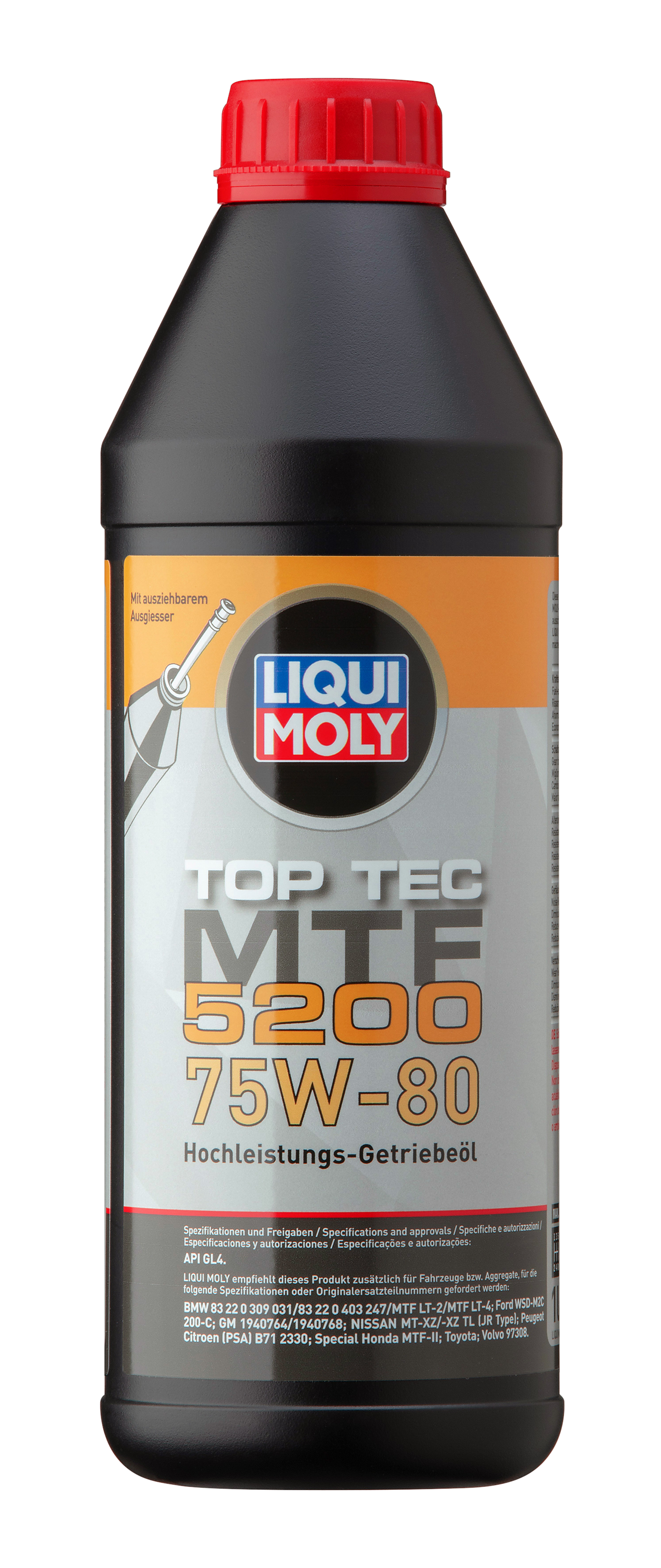 Liqui Moly Synthetic Gear Oil 75W-80 MTF 5200 1L - 20845 Liqui Moly