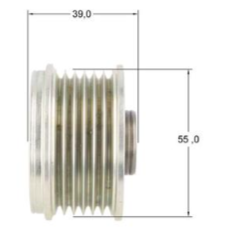 Mercedes A Class 176, B Class 246, CLA 117, GLA 156 (Diesel) - Alternator Freewheel Clutch (Alternator Pulley) - F5-1167 - Optimal Automotive GmBH