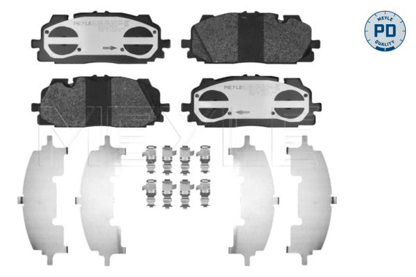 Audi A4 8W2, A5 F53, Q7 4MB, A8 2017 Onwards Front Brake Pad Set - 0252586117/PD Meyle Germany