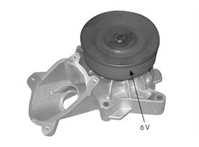 BMW E90, E60, X3 Upto 2007 - Optimal Water Pump AQ-1807