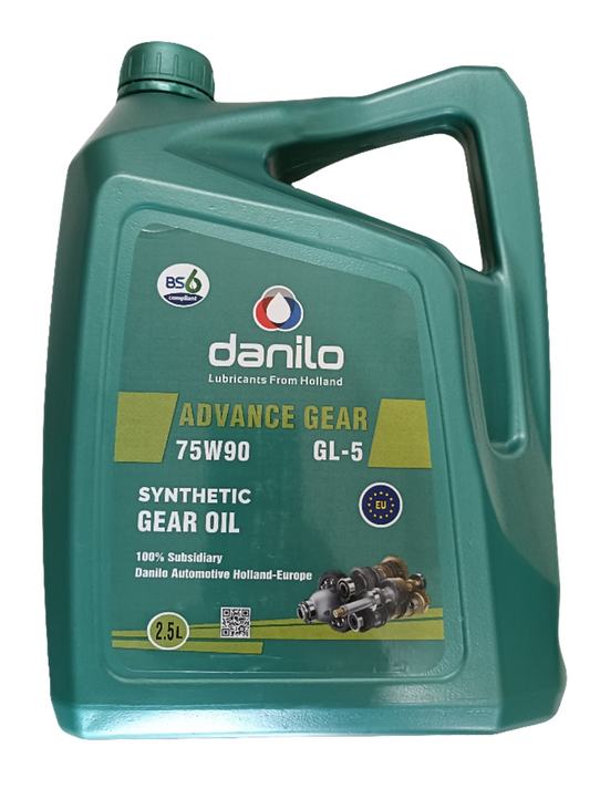 Danilo Synthetic Gear Oil GL-5 EP 75W-90 2.5L - Danilo Netherlands