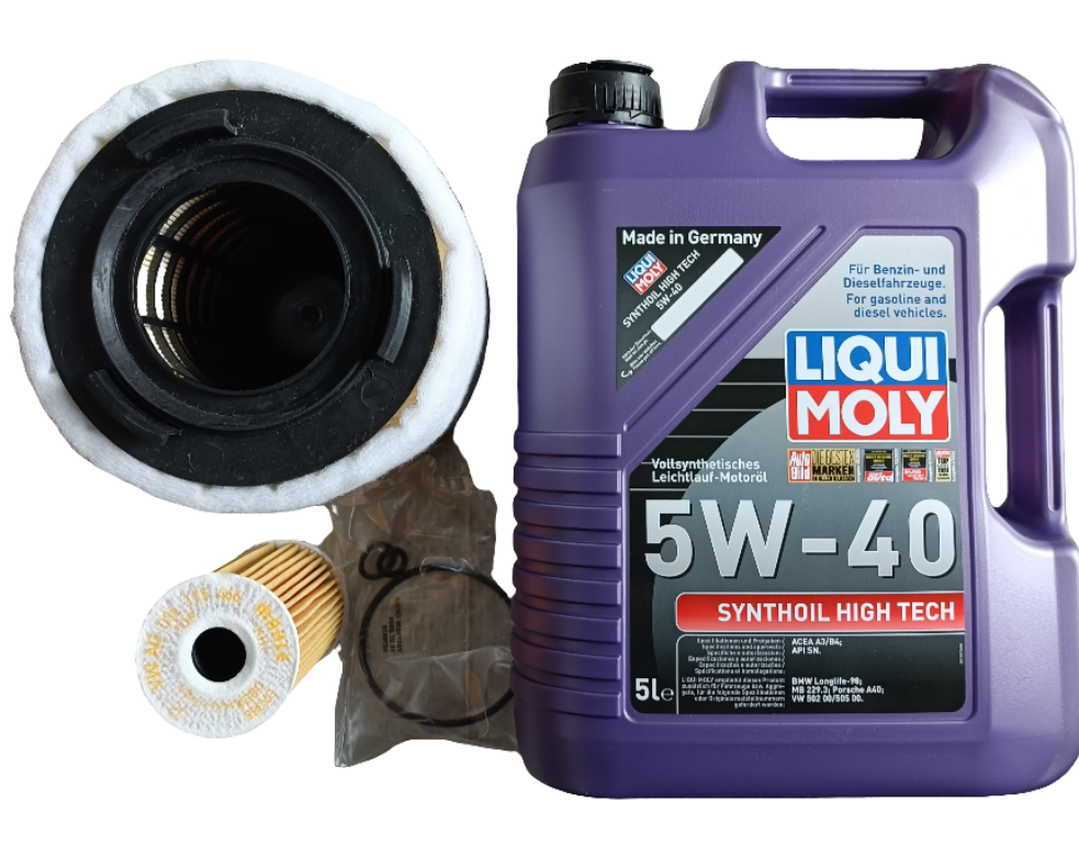 VW Vento, Skoda Rapid Diesel Service Combo Liqui Moly Synthoil High Tech 5W-40 5L + VW Oil & Air Filter