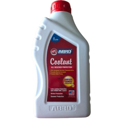 Abro EC-554-CR Engine Coolant Dark Red 1L Concentrate - Aipl Abro