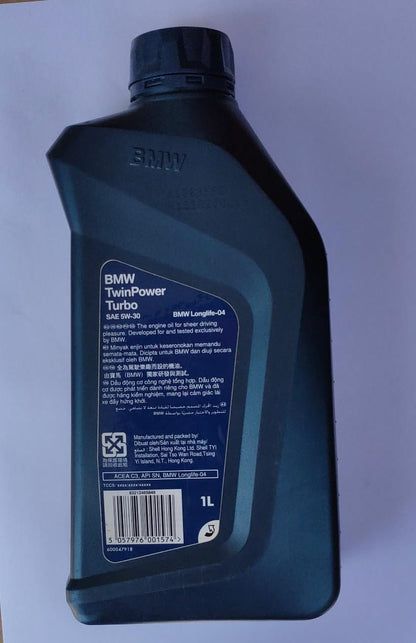 BMW Longlife-04 Twin Power Turbo SAE 5W-30 1L Engine Oil - BMW