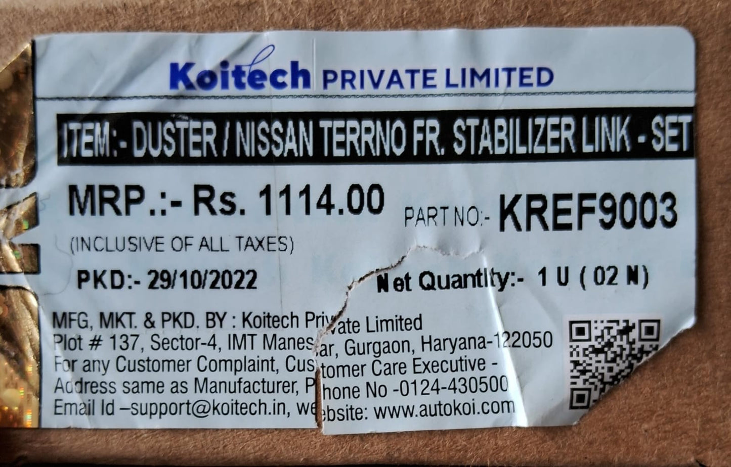 Renault Duster, Nissan Terrano Linker Set - Autokoi