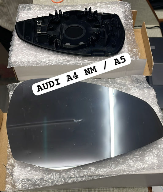 Audi A4 2015-, A5 2017- Left Side Glass Mirror - MJ