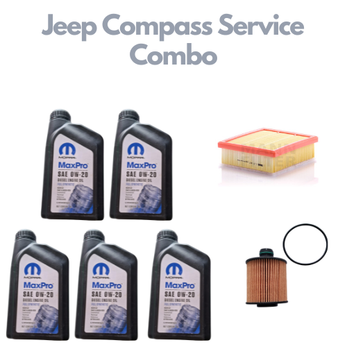 Jeep Compass Service Combo Mopar MaxPro SAE 0W20 Diesel Engine Oi