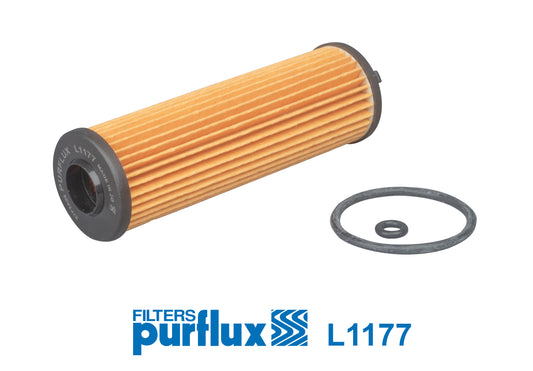 Audi A3 8YS, Q2 GAB, Q3 F3B, Skoda Karoq NU7, Kodiaq NS6, PS7, Octavia IV NX3, Superb III 3V3, IV NZ3, VW Passat 3G2, 3G5, T-ROC A11, Tiguan AD1, CT1  Diesel Oil Filter - L1177 Purflux France