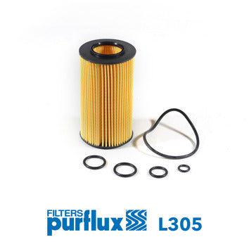 Mercedes A W176, B W246, CLA C117, GLA X156, W204, W212, X253 Diesel - Oil Filter L305 Purflux France