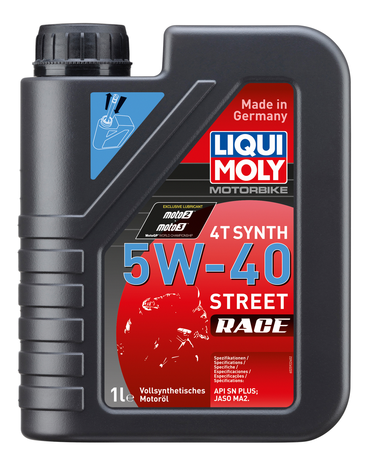 Liqui Moly Motorbike 4T Synth 5W-40 Street Race 1 Litre - Liqui Moly