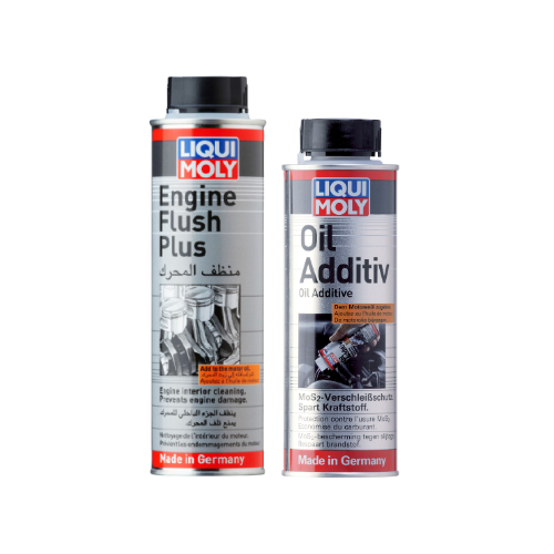Liqui Moly Engine Flush Plus 300 ml + Oil Additive 200 ml Combo - Liqui Moly
