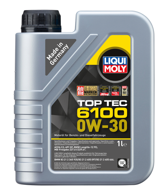 Liqui Moly Top Tec 6100 0W-30 1L - 20777 Liqui Moly