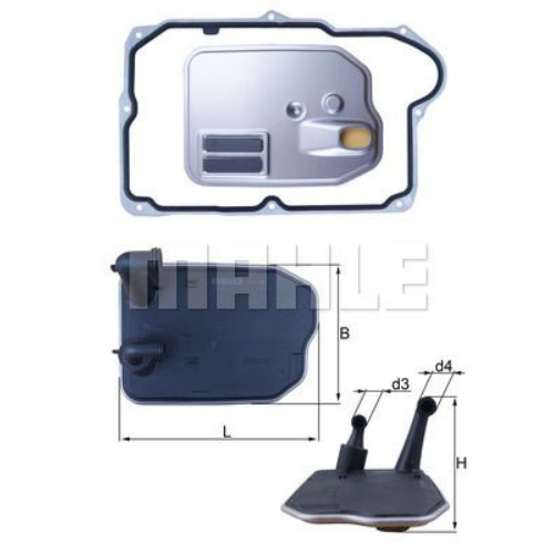 Mercedes A Class 176, 177, B Class 246, 247, CLA Class 117, GLA Class 156 - ATF Filter HX 161D - Mahle