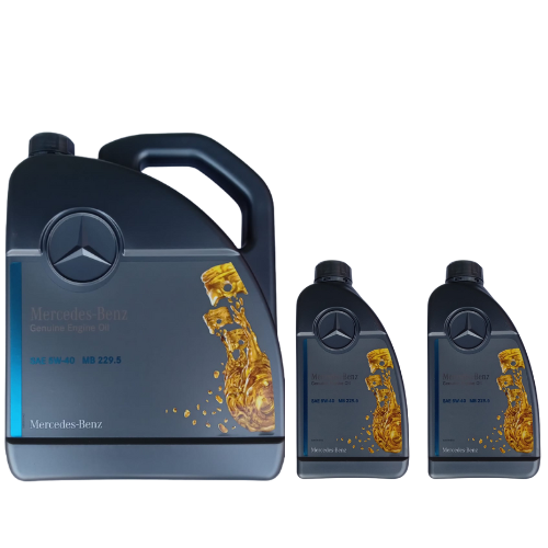 Mercedes 5W-40 Engine Oil 7 Litres MB 229.5 - Mercedes – Motorparts ...