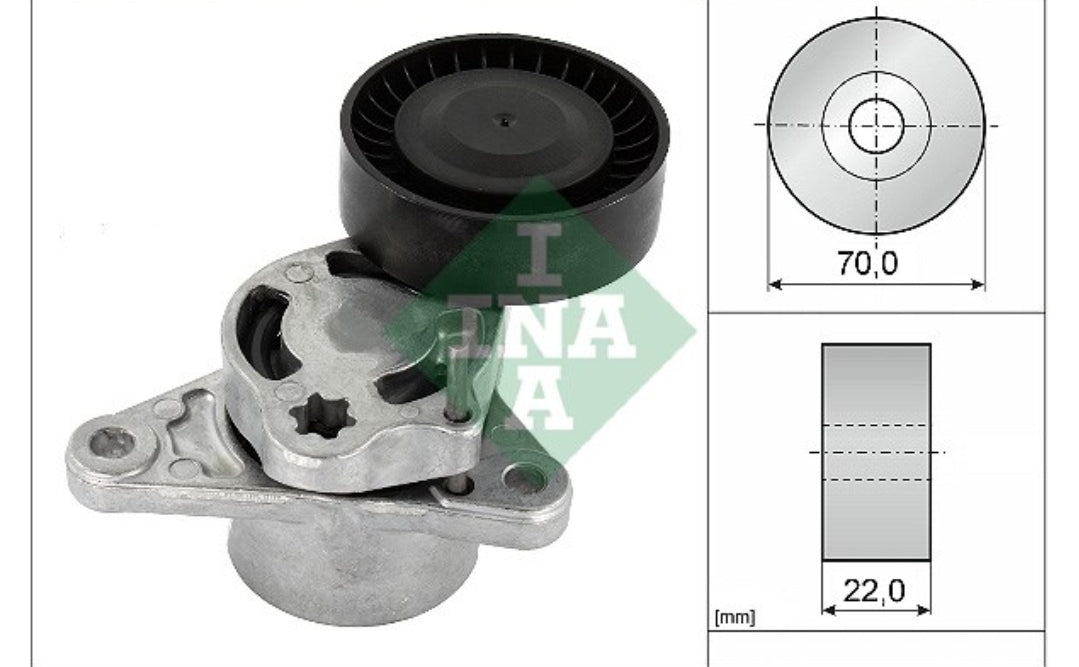 Mercedes A W177, B W247, CLA C118, GLA H247, W205, W213 Fan Belt Adjuster - 534070910 INA