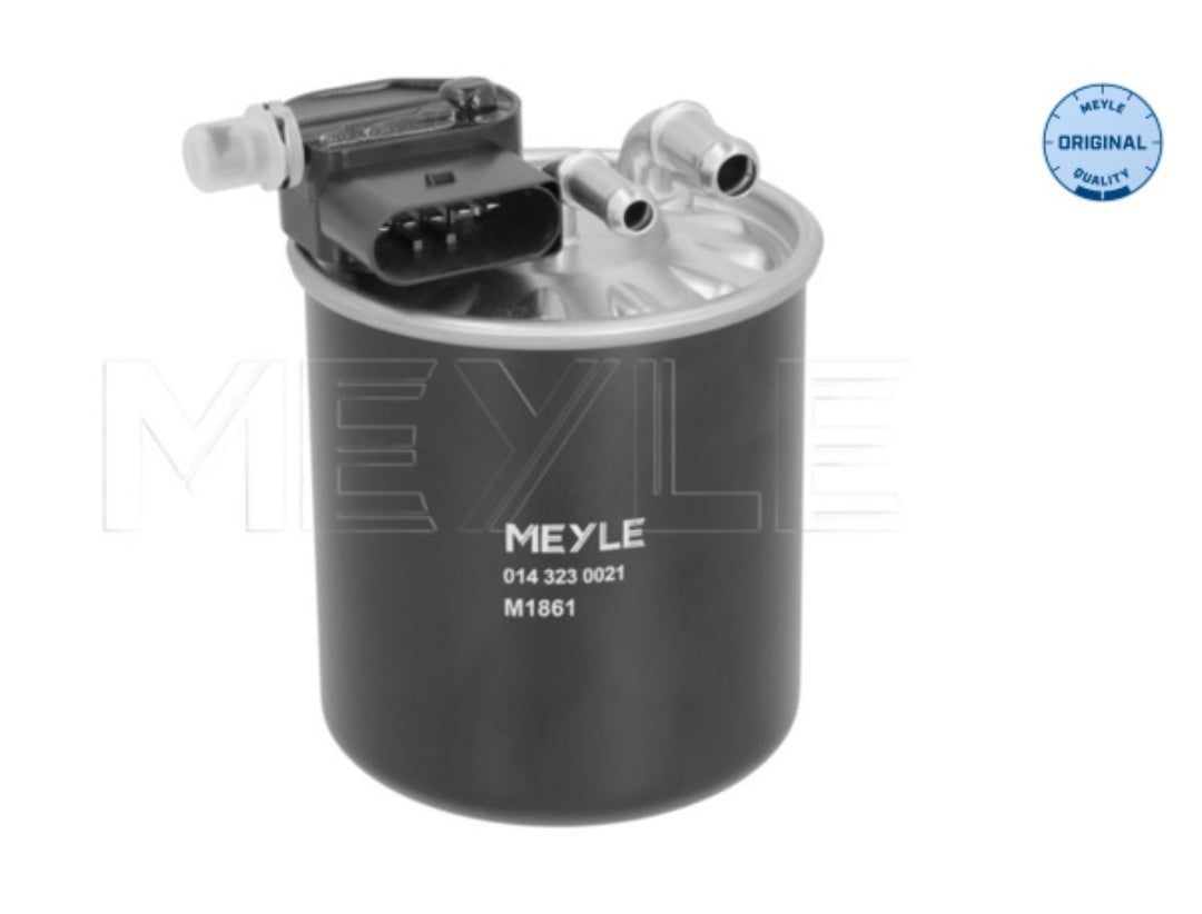 Mercedes A, B, C, E, CLA, GLC, GLE Diesel Filter - 0143230021 Meyle Germany