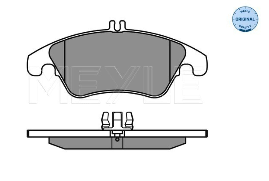 Mercedes C W204, CLS C218, E W212, SLK, SLC R172 Front Brake Pad Set - 0252431019 Meyle Germany