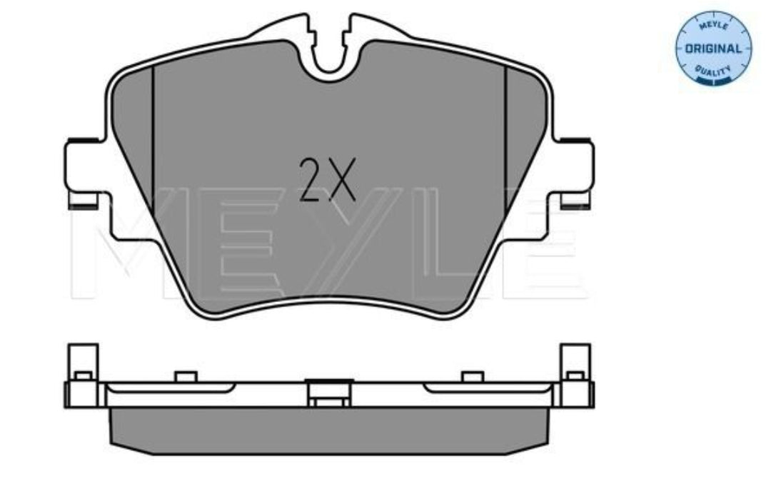 BMW X1 F48, Mini Countryman F60, Clubman F54 Front Brake Pad Set - 0252561718 Meyle Germany