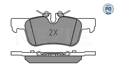 BMW X1 New F48, Mini F54, F60 Rear Brake Pads  - 0252533116/PD Meyle Germany