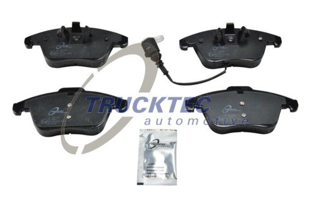 Audi Q3, VW Tiguan, Sharan, SEAT Alhambra Front Brake Pad Set - 07.35.235 Trucktec Germany