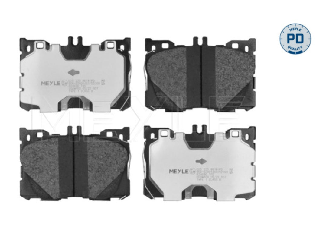 Mercedes CLS C257, E W213, C W205, GLC X253 Front Brake Pad Set - 0252258618/PD Meyle Germany