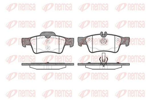 Mercedes E Class 212 - Rear Brake Pad Set - KR 0991.00 - Remsa