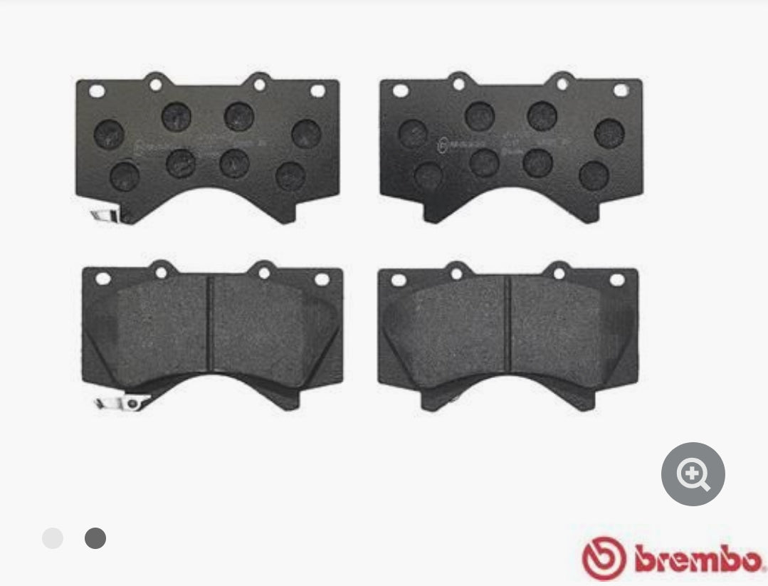 Toyota Land Cruiser 200 J2, Prado J15 Front Brake Pad Set - P83107 Brembo