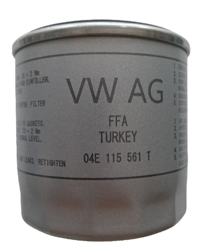 Audi A3 Petrol - Service Filters - Oil Filter, Air Filter, AC Filter and VW Special G 5W-40 4 litres