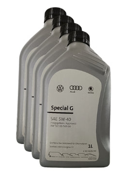 Audi A3 Petrol - Service Filters - Oil Filter, Air Filter, AC Filter and VW Special G 5W-40 4 litres