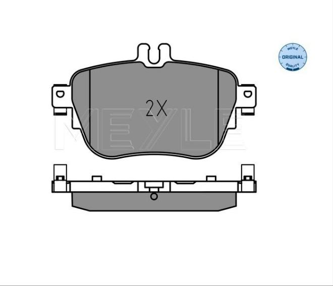 Mercedes E W213, C238 Rear Brake Pads 0252243716 - Meyle