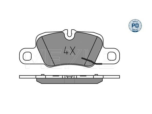 Porsche Panamera Rear Brake Pads - 0252455416/PD Meyle