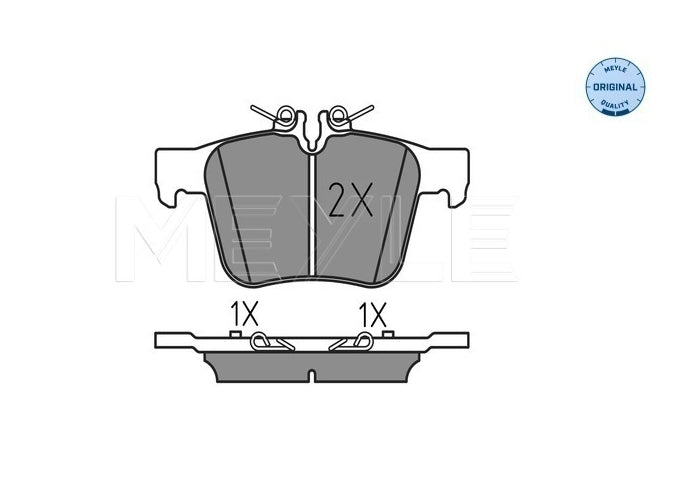 Mercedes C W205 Rear Brake Pads - 0252535416 Meyle