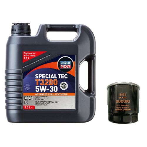 Maruti Suzuki Swift, Dzire, Ertiga, Ciaz, Brezza BSIV Petrol Oil Change Kit - MGP, Liqui Moly