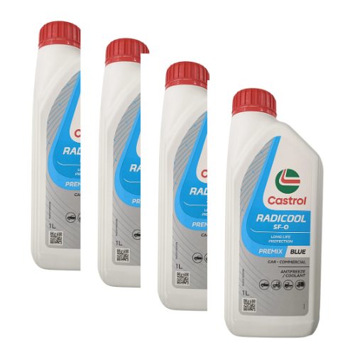 Castrol Radicool SF-O Long Life Protection Premix Blue Coolant 4L (1LX4) - Castrol