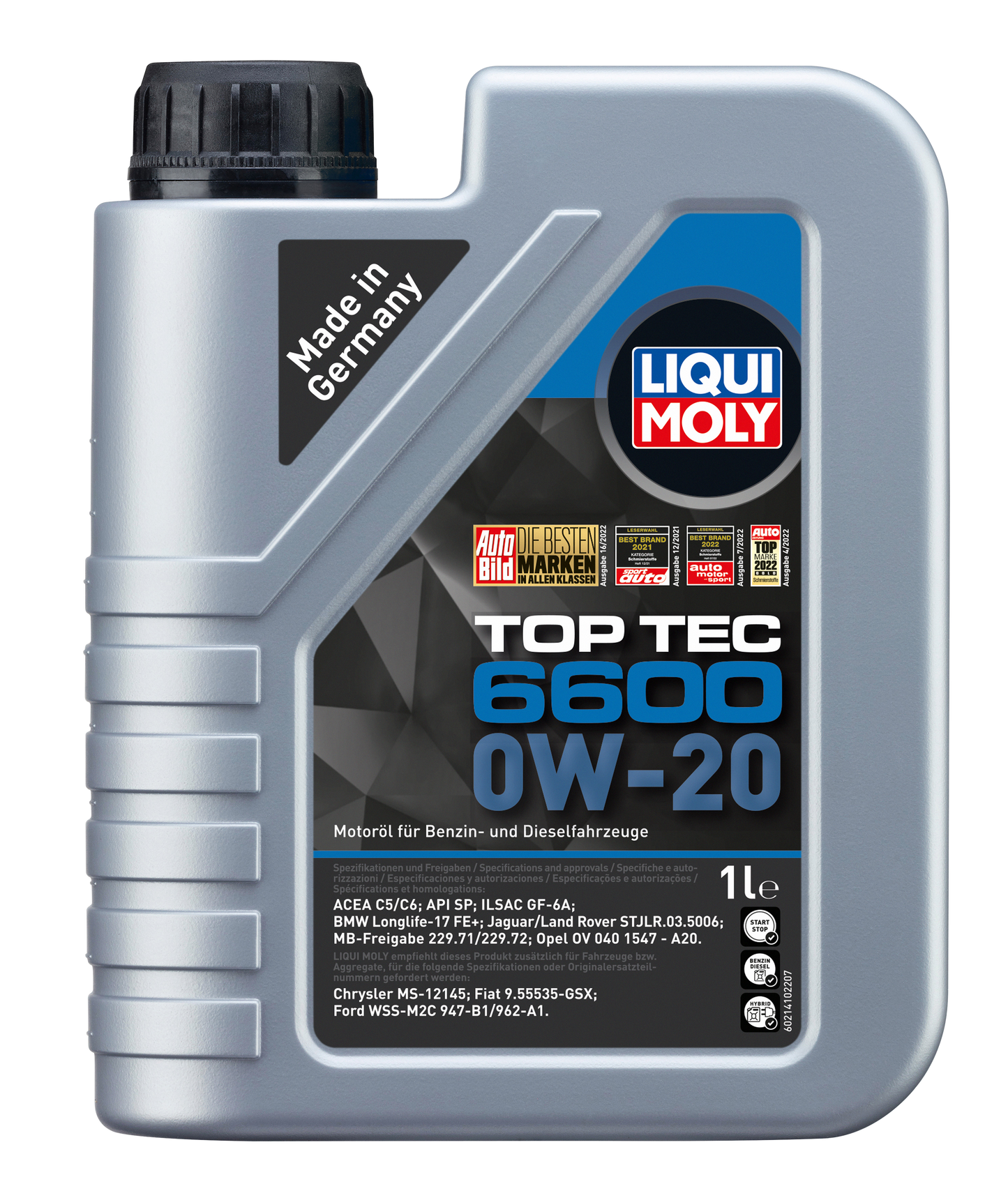 Liqui Moly Top Tec 6600 0W-20 1L - 21410 Liqui Moly