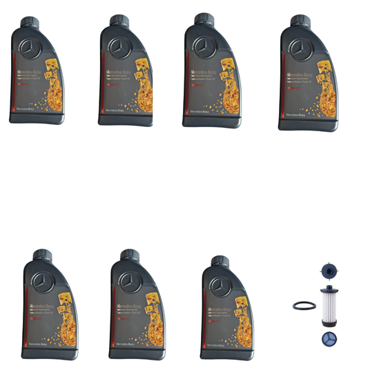Mercedes A W176, B W246. CLA W117, GLA X156 Transmission Combo - Mahle ATF Filter, Mercedes 7 Litres ATF