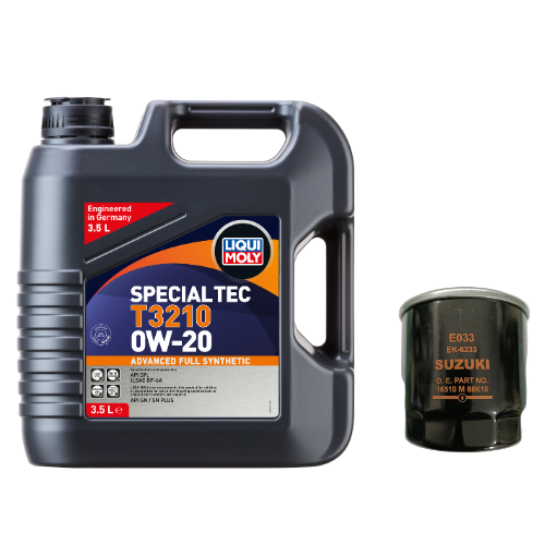 Maruti Suzuki Swift, Dzire, Ertiga, Ciaz, Brezza BSVI Petrol Oil Change Kit - MGP, Liqui Moly