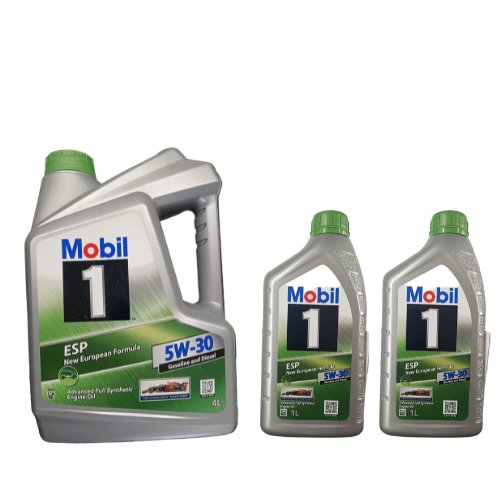 Mobil 1 Advanced Full Synthetic Engine Oil 5W-30 ESP 6L (4+1+1) - Mobil