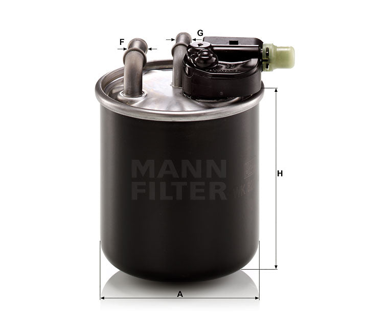 MANN fuel filter diesel filter diesel filter for VW POLO 1.4 TDI 1.6 TDI