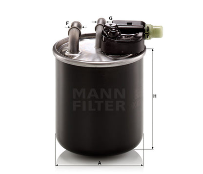 Mercedes M Class 166 - Diesel Filter WK 820/14 - Mann Filter