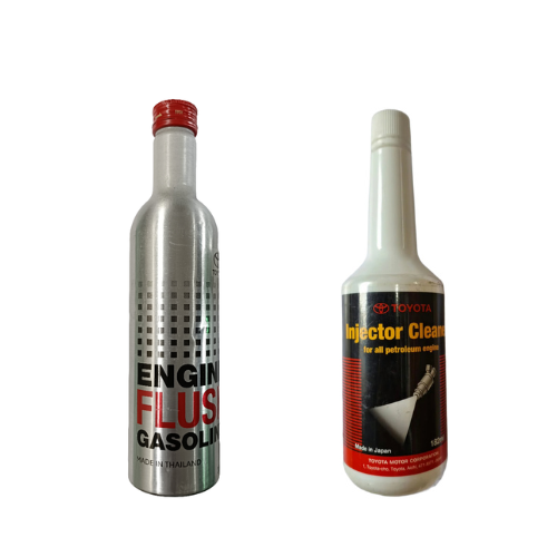 Toyota Engine Flush Petrol 300 ml + Injector Cleaner 182 ml Combo - 08814-80061 & 008813-80019 Toyota