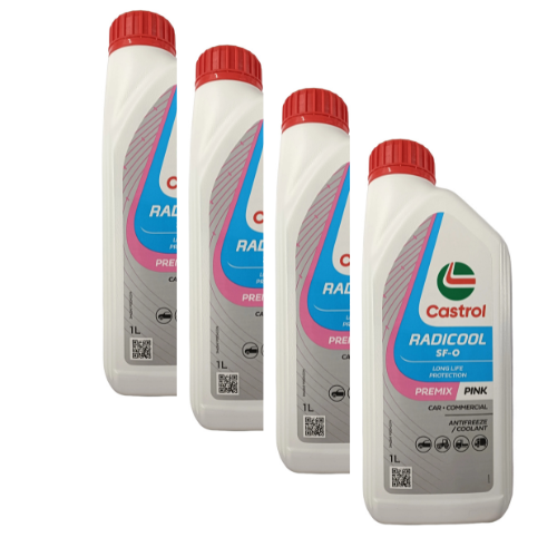 Castrol Radicool SF-O Long Life Protection Premix Pink Coolant 4L (1LX4) - Castrol