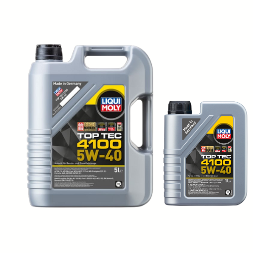 Liqui Moly Top Tec 4100 5W-40 6 Litres - 9511, 9510 Liqui Moly