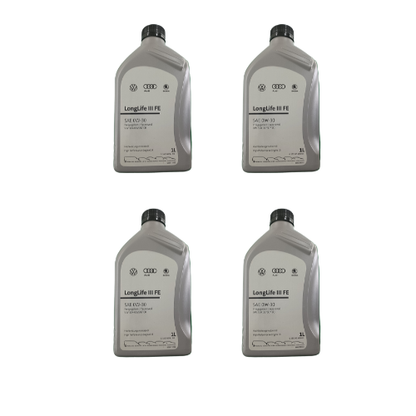 VW LongLife III FE SAE 0W-30 4 Litres (4×1L) New Pack - VW 504 00/507 00