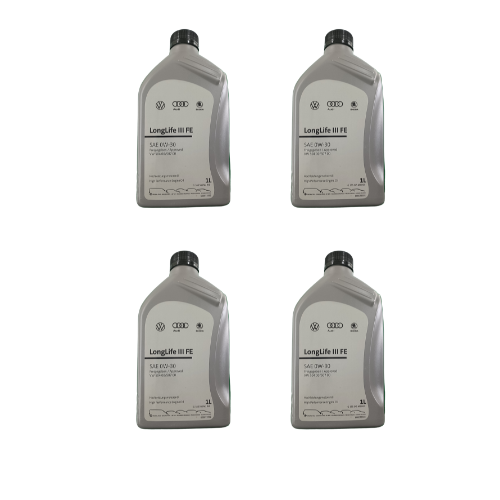 VW LongLife III FE SAE 0W-30 4 Litres (4×1L) New Pack - VW 504 00/507 00