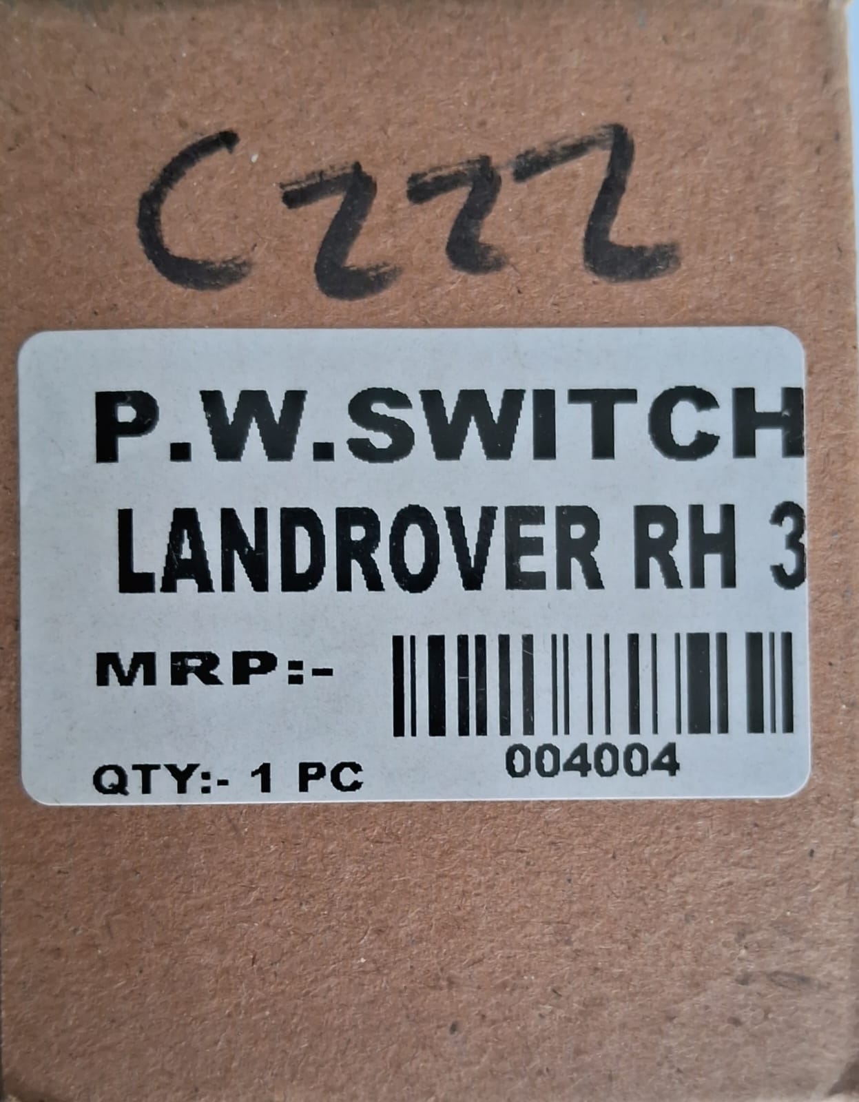 Land Rover - Power Window Switch RH Side - MJ