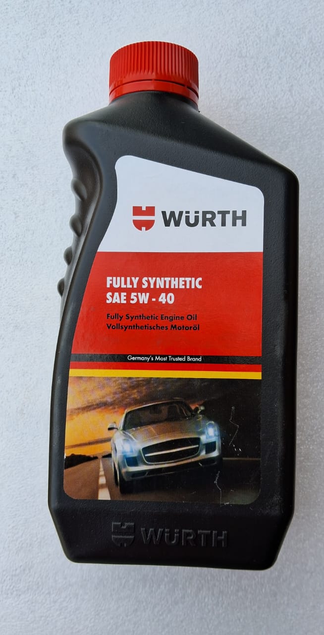 Wurth Fully Synthetic Engine Oil SAE 5W-40 1 Ltr - Wurth